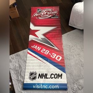 2011 NHL All Star Game Raleigh, NC Street Banner